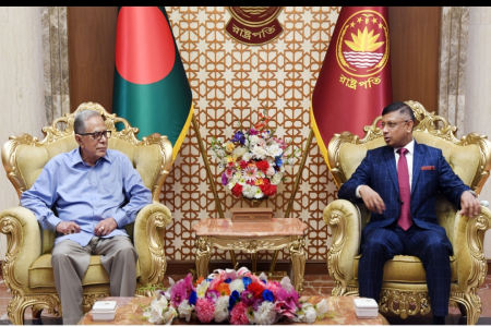 রাষ্ট্রপতির সাথে লিবিয়ায় নবনিযুক্ত রাষ্ট্রদূতের সাক্ষাৎ