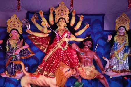 কোটালীপাড়া কোটালীপাড়ার সিদ্ধান্তবাড়ী ষষ্ঠীপূজায়