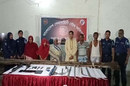 দেশী-বিদেশী অস্ত্র উদ্ধার