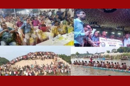 মধুখালীতে নৌকা বাইচ ও মাদকবিরোধী কনসার্ট, মাদকমুক্ত সমাজ গড়তে ডিসি-এসপির আহ্বান