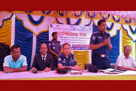 ‎শান্তিপূর্ণ দুর্গাপূজা উদ্‌যাপন, মান্দায় ১২৫ মণ্ডপ ঘিরে পুলিশের প্রস্তুতি সভা