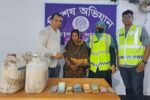 মান্দায় ৫০ লিটার চোলাই মদের উপাদান ও নগদ ৮১ হাজার টাকাসহ নারী কারবারি আটক