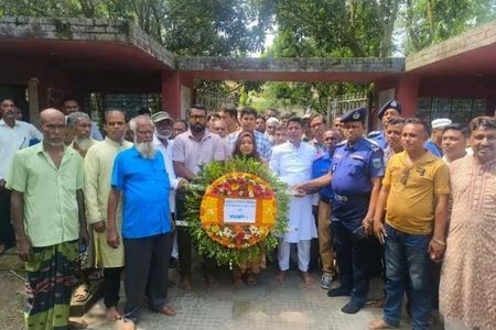 রক্তঝরা ইতিহাসের পাতায় পাকুড়িয়া: মান্দায় ১২৮ শহীদকে বিনম্র শ্রদ্ধা