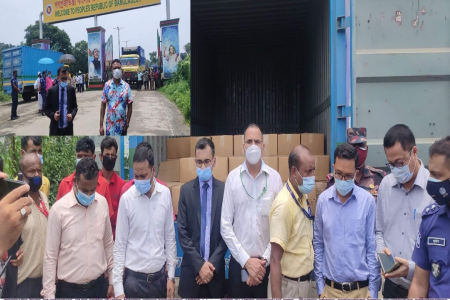 প্রধানমন্ত্রী শেখ হাসিনা ভারত এর প্রধান মন্ত্রী ও পশ্চিমবঙ্গ মুখ্য মন্ত্রীকে উপহার হিসাবে বেনাপোল দিয়ে পাঠাল ২৬০০ কেজি আম