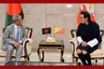 ঢাকায় সংক্ষিপ্ত যাত্রাবিরতিতে ভুটানের রাজা,বঙ্গভবনে রাষ্ট্রপতির সাথে সৌজন্য সাক্ষাৎ