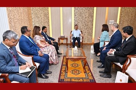 আইপিইউ সেক্রেটারি আন্দা ফিলিপের প্রধানমন্ত্রীর সঙ্গে সাক্ষাৎ