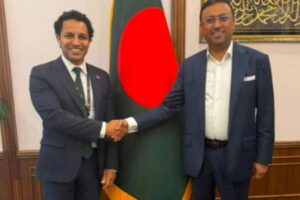 পররাষ্ট্র উপদেষ্টার সঙ্গে এমএসএফের আন্তর্জাতিক সভাপতির সাক্ষাৎ