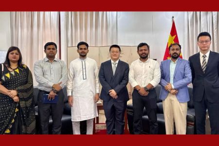 চীনের রাষ্ট্রদূতের সঙ্গে এনসিপির প্রতিনিধিদলের সাক্ষাৎ