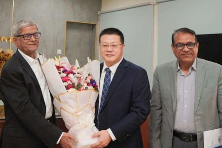 স্থানীয় সরকার মন্ত্রীর সঙ্গে চীনের রাষ্ট্রদূতের সাক্ষাৎ