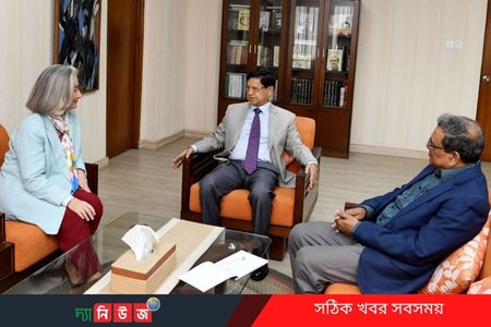 বস্ত্র ও পাটমন্ত্রীর সঙ্গে ফ্রান্সের রাষ্ট্রদূতের সাক্ষাৎ