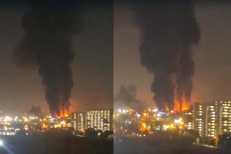 মেহরাবাদ বিমানবন্দরে আগুন