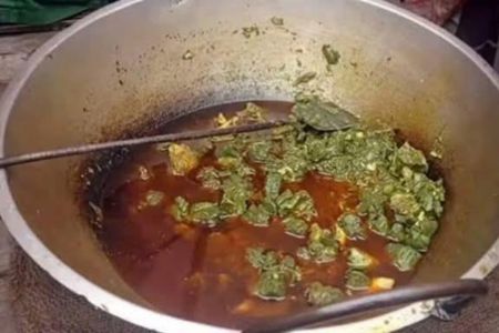 ‎পাইকগাছায় মাংস রান্না করতেই রং সবুজ, পানি কালো