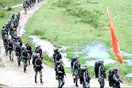 বড় সংখ্যক মিয়ানমার সৈন‍্য