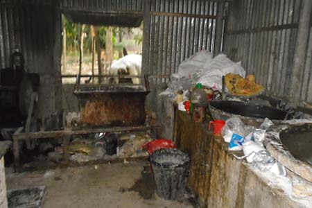 নোংরা পরিবেশে বেকারী