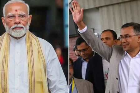 তারেক রহমানকে অভিনন্দন জানালেন নরেন্দ্র মোদি