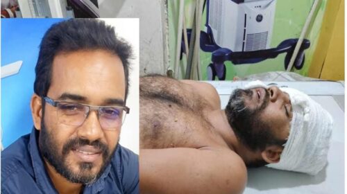 সাংবাদিককে কুপিয়ে জখম