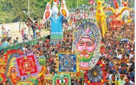 বাংলা নববর্ষের মঙ্গল শোভাযাত্রা