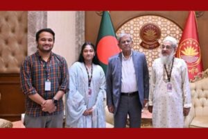 রাষ্ট্রপতির সঙ্গে জুলাই শহীদ মুগ্ধর পরিবারের সৌজন্য সাক্ষাৎ