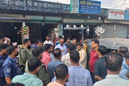 নবীগঞ্জে যানজট নিরসনে অভিযান, ১১ মামলায় জরিমানা ২০ হাজার ৪০০ টাকা