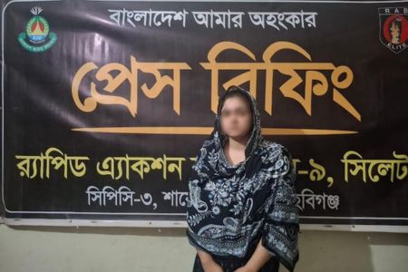 নবীগঞ্জে শাশুড়িকে শ্বাসরোধে হত্যার ১২ ঘণ্টার মধ্যে অভিযুক্ত পুত্রবধূ গ্রেপ্তার