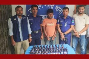 নড়াইল সদর থানা পুলিশের অভিযানে প্রাইভেটকার ও এস্কাফসহ গ্রেপ্তার ১