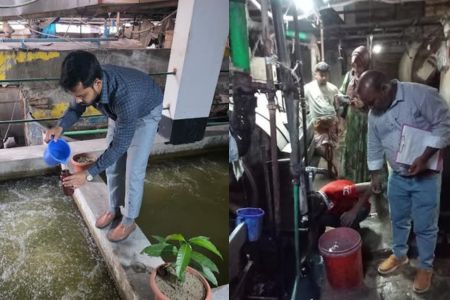 নদী দূষণ প্রতিরোধে নারায়ণগঞ্জ ও দক্ষিণ কেরাণীগঞ্জে পরিবেশ অধিদপ্তরের অভিযান