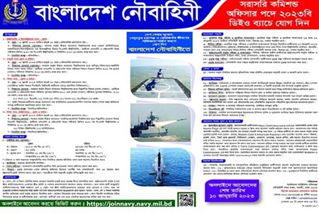 কমিশন্ড অফিসার পদে নিয়োগ