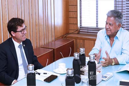 নৌপরিবহন উপদেষ্টার সাথে আইএমও’র মহাসচিবের বৈঠক