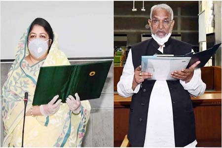 শপথ গ্রহণ করলেন পাবনা-৪ আসনের এমপি নুরুজ্জামান বিশ্বাস