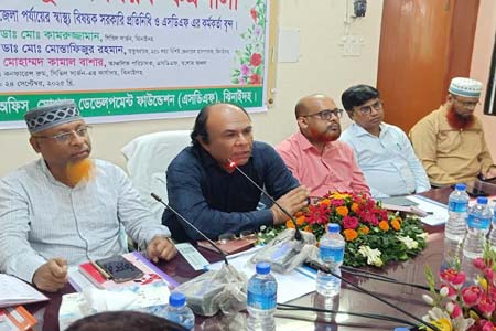ঝিনাইদহে স্বাস্থ্য ও পুষ্টি বিষয়ক কর্মশালা অনুষ্ঠিত