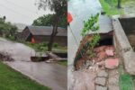 পাইকগাছায় স্লুইসগেটে ধস, প্লাবনের ঝুঁকিতে ৩ ইউনিয়ন
