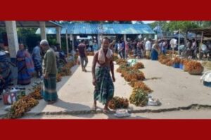 পাইকগাছায় জমে উঠেছে কাঁচা সুপারি বেচাকেনার হাট