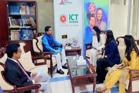 প্রতিমন্ত্রী পলকের সাথে মেটার প্রতিনিধিদলের বৈঠক