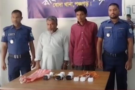 পঞ্চগড়ের বোদায় নির্বাচনে ব্যবহৃত চুরি হওয়া সিসি ক্যামেরা উদ্ধার: আটক ২