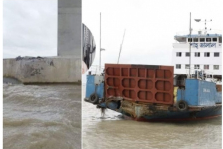 পদ্মা সেতুর পিলারে ফেরির ধাক্কা লাগার ঘটনায় তদন্ত কমিটি গঠন