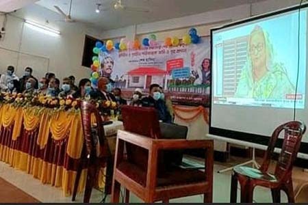 যশোরের শার্শায় প্রধানমন্ত্রীর উপহার আজ মাথা গোজার ঠাঁই পাচ্ছে ভূমিহীন ৫০ পরিবার