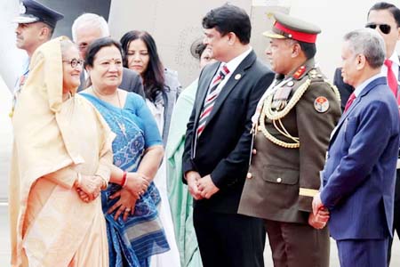 নয়াদিল্লিতে পৌঁছেছেন প্রধানমন্ত্রী শেখ হাসিনা