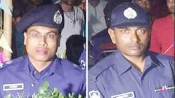 কনস্টেবলসহ ইনচার্জ ক্লোজড