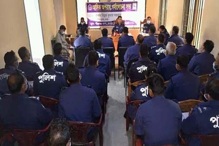 পীরগঞ্জ থানায় মাসিক অপরাধ ও আইন শৃঙ্খলা সভা অনুষ্ঠিত