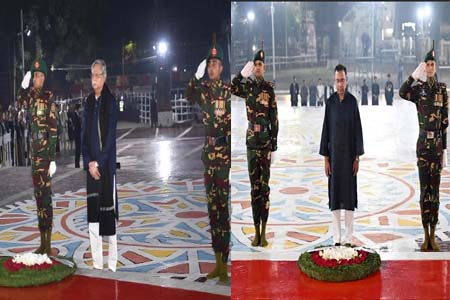 ভাষা শহীদদের প্রতি রাষ্ট্রপতি ও প্রধানমন্ত্রী