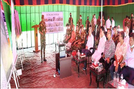 উন্নয়ন কর্মকাণ্ড পরিদর্শন করলেন রাষ্ট্রপতি