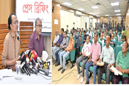 সরকারের সাম্প্রতিক বিভিন্ন উন্নয়নমূলক কার্যক্রম নিয়ে সাপ্তাহিক প্রেস ব্রিফিং