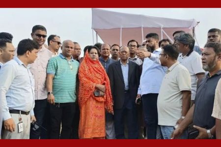 প্রধানমন্ত্রীর ফেনী সফর: প্রকল্প উদ্বোধনস্থল ও জনসভাস্থল পরিদর্শনে পরিবেশমন্ত্রী