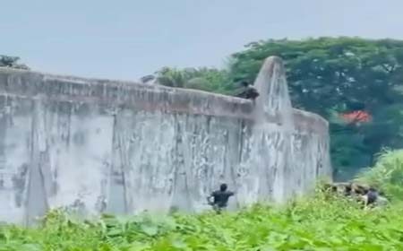 হাজতির পালানোর চেষ্টা