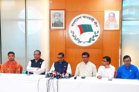 সিটি নির্বাচনে বিএনপি ঘোমটা পরে আসবে -ওবায়দুল কাদের