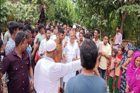 বক্তব্য রাখলেন জননেতা মফিকুল হাসান তৃপ্তি