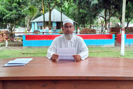 রাণীনগরে স্কুল ও জায়গা জবরদখল করাসহ বিভিন্ন অভিযোগে সংবাদ সম্মেলন