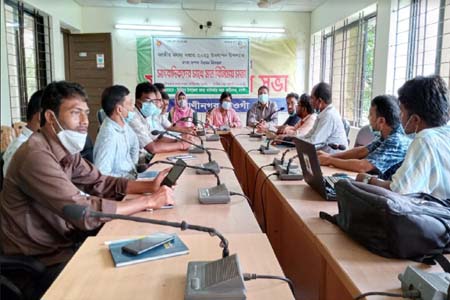 রাণীনগরে জাতীয় মৎস্য সপ্তাহ উপলক্ষে সাংবাদিকদের সাথে মতবিনিময়