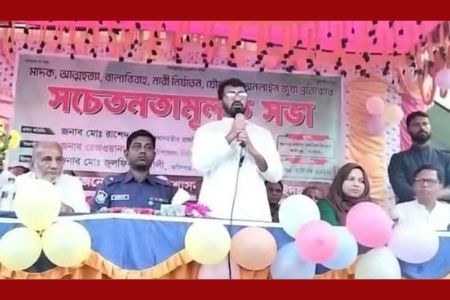 চাঁদাবাজী, নির্যাতন বা হেডাম দেখাইতে চাইলে বিএনপি করা যাবে না – রাশেদ খাঁন