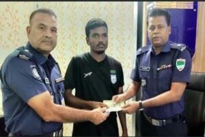 ভূল নম্বরে চলে যাওয়া টাকা উদ্ধার করে মালিককে দিল শ্যামনগর থানা পুলিশ